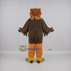 Custom Brown Owl Mascot Costume Adult Full Body Suit for School Events Custom Brown Owl Mascot Costume Adult Full Body Suit for School Events