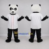 Custom Black and White Panda Mascot Costume Adult Full Body Suit for School Events Custom Black and White Panda Mascot Costume Adult Full Body Suit for School Events