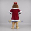Custom Tan and Red Lion King Mascot Costume Adult Full Body Suit for Stage Performances Custom Tan and Red Lion King Mascot Costume Adult Full Body Suit for Stage Performances