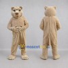 Custom Tan Cougar Mascot Costume Adult Full Body Suit for Sports Events Custom Tan Cougar Mascot Costume Adult Full Body Suit for Sports Events