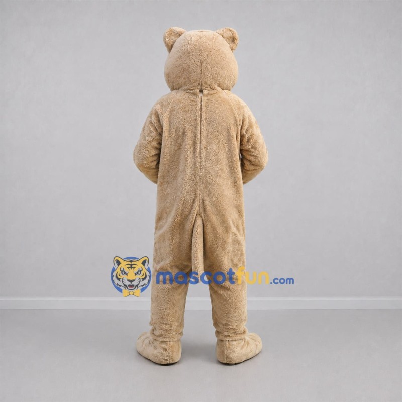 Custom Tan Cougar Mascot Costume Adult Full Body Suit for Sports Events Custom Tan Cougar Mascot Costume Adult Full Body Suit for Sports Events