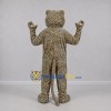Custom Tan and Black Leopard Mascot Costume Adult Full Body Suit for Wildlife Events Custom Tan and Black Leopard Mascot Costume Adult Full Body Suit for Wildlife Events