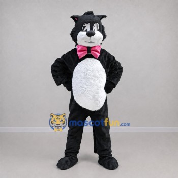 Custom Black and White Cat Mascot Costume Adult Full Body Suit for Birthday Parties Custom Black and White Cat Mascot Costume Adult Full Body Suit for Birthday Parties
