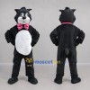 Custom Black and White Cat Mascot Costume Adult Full Body Suit for Birthday Parties Custom Black and White Cat Mascot Costume Adult Full Body Suit for Birthday Parties