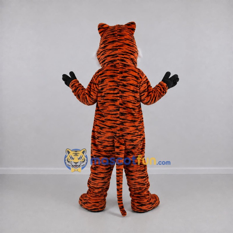 Custom Orange and Black Tiger Mascot Costume Adult Full Body Suit for School Events Custom Orange and Black Tiger Mascot Costume Adult Full Body Suit for School Events
