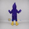 Custom Purple and Yellow Bird Mascot Costume Adult Full Body Suit for School Events