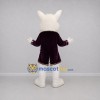 Custom White and Purple Cat Mascot Costume Adult Full Body Suit for Stage Performances Custom White and Purple Cat Mascot Costume Adult Full Body Suit for Stage Performances