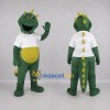 Custom Green and Yellow Dinosaur Mascot Costume Adult Full Body Suit for Dinosaur Parties Custom Green and Yellow Dinosaur Mascot Costume Adult Full Body Suit for Dinosaur Parties