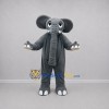 Custom Gray Elephant Mascot Costume Adult Full Body Suit for Wildlife Events Custom Gray Elephant Mascot Costume Adult Full Body Suit for Wildlife Events