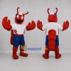 Custom Red and Blue Lobster Mascot Costume Adult Full Body Suit for Seafood Festivals Custom Red and Blue Lobster Mascot Costume Adult Full Body Suit for Seafood Festivals