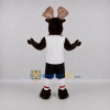 Custom Brown and White Moose Mascot Costume Adult Full Body Suit for Sports Events Custom Brown and White Moose Mascot Costume Adult Full Body Suit for Sports Events
