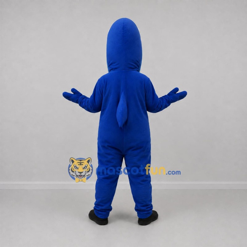 Custom Blue Shark Mascot Costume Adult Full Body Suit for Aquarium Events Custom Blue Shark Mascot Costume Adult Full Body Suit for Aquarium Events