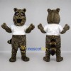 Custom Brown and White Raccoon Mascot Costume Adult Full Body Suit for Wildlife Events Custom Brown and White Raccoon Mascot Costume Adult Full Body Suit for Wildlife Events