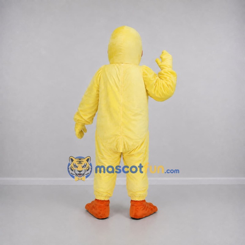 Custom Yellow and Orange Duck Mascot Costume Adult Full Body Suit for Farm Events Custom Yellow and Orange Duck Mascot Costume Adult Full Body Suit for Farm Events