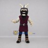 Custom Burgundy and Black Viking Mascot Costume Adult Full Body Suit for Medieval Events Custom Burgundy and Black Viking Mascot Costume Adult Full Body Suit for Medieval Events