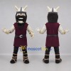 Custom Burgundy and Black Viking Mascot Costume Adult Full Body Suit for Medieval Events Custom Burgundy and Black Viking Mascot Costume Adult Full Body Suit for Medieval Events