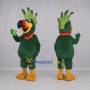 Custom Green and Yellow Tropical Bird Mascot Costume Adult Full Body Suit for Summer Events