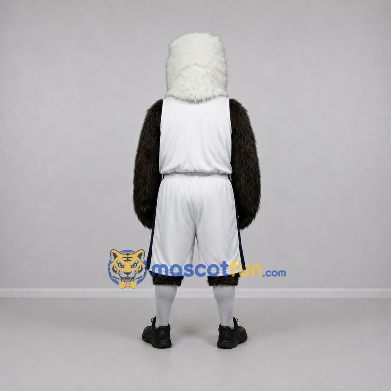 Custom Brown and White Bald Eagle Mascot Costume Adult Full Body Suit for Sports Events Custom Brown and White Bald Eagle Mascot Costume Adult Full Body Suit for Sports Events