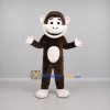 Custom Brown and White Monkey Mascot Costume Adult Full Body Suit for Jungle Parties Custom Brown and White Monkey Mascot Costume Adult Full Body Suit for Jungle Parties