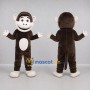 Custom Brown and White Monkey Mascot Costume Adult Full Body Suit for Jungle Parties