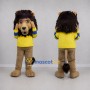 Custom Tan and Yellow Lion Mascot Costume Adult Full Body Suit for Sports Events