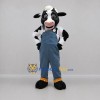 Custom Black and White Farmer Cow Mascot Costume Adult Full Body Suit for Farm Events Custom Black and White Farmer Cow Mascot Costume Adult Full Body Suit for Farm Events