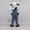 Custom Black and White Farmer Cow Mascot Costume Adult Full Body Suit for Farm Events Custom Black and White Farmer Cow Mascot Costume Adult Full Body Suit for Farm Events