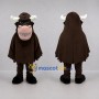 Custom Brown Bull Mascot Costume Adult Full Body Suit for Farm Events