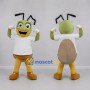 Custom Green and Yellow Insect Mascot Costume Adult Full Body Suit for Science Events