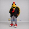 Custom Brown and Black Turkey Mascot Costume Adult Full Body Suit for Thanksgiving Events Custom Brown and Black Turkey Mascot Costume Adult Full Body Suit for Thanksgiving Events