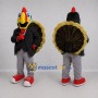 Custom Brown and Black Turkey Mascot Costume Adult Full Body Suit for Thanksgiving Events