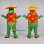 Custom Green and Orange Crocodile Mascot Costume Adult Full Body Suit for Summer Events