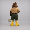 Custom Brown and Tan Ranger Owl Mascot Costume Adult Full Body Suit for Nature Events Custom Brown and Tan Ranger Owl Mascot Costume Adult Full Body Suit for Nature Events