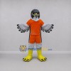 Custom Gray and Orange Falcon Mascot Costume Adult Full Body Suit for Sports Events Custom Gray and Orange Falcon Mascot Costume Adult Full Body Suit for Sports Events