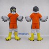 Custom Gray and Orange Falcon Mascot Costume Adult Full Body Suit for Sports Events Custom Gray and Orange Falcon Mascot Costume Adult Full Body Suit for Sports Events