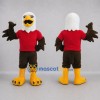 Custom Brown and Red Bald Eagle Mascot Costume Adult Full Body Suit for Sports Events Custom Brown and Red Bald Eagle Mascot Costume Adult Full Body Suit for Sports Events