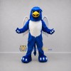 Custom Blue and White Griffin Mascot Costume Adult Full Body Suit for Fantasy Events