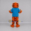 Custom Orange and Blue Tiger Mascot Costume Adult Full Body Suit for Sports Events Custom Orange and Blue Tiger Mascot Costume Adult Full Body Suit for Sports Events