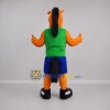 Custom Orange and Green Horse Mascot Costume Adult Full Body Suit for Sports Events Custom Orange and Green Horse Mascot Costume Adult Full Body Suit for Sports Events