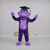 Custom Purple Graduate Monkey Mascot Costume Adult Full Body Suit for Graduation Events Custom Purple Graduate Monkey Mascot Costume Adult Full Body Suit for Graduation Events
