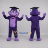 Custom Purple Graduate Monkey Mascot Costume Adult Full Body Suit for Graduation Events Custom Purple Graduate Monkey Mascot Costume Adult Full Body Suit for Graduation Events