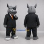 Custom Gray and Black Rhino Mascot Costume Adult Full Body Suit for Business Events