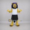 Custom Yellow and Purple Lion Mascot Costume Adult Full Body Suit for Stage Performances Custom Yellow and Purple Lion Mascot Costume Adult Full Body Suit for Stage Performances