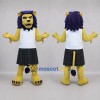 Custom Yellow and Purple Lion Mascot Costume Adult Full Body Suit for Stage Performances Custom Yellow and Purple Lion Mascot Costume Adult Full Body Suit for Stage Performances