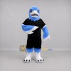 Custom Blue and Black Bird Mascot Costume Adult Full Body Suit for Sports Events