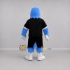Custom Blue and Black Bird Mascot Costume Adult Full Body Suit for Sports Events