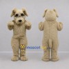 Custom Cream Shaggy Dog Mascot Costume Adult Full Body Suit for Pet Events