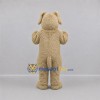 Custom Cream Shaggy Dog Mascot Costume Adult Full Body Suit for Pet Events