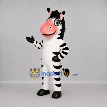 Custom Black and White Zebra Mascot Costume Adult Full Body Suit for Wildlife Events Custom Black and White Zebra Mascot Costume Adult Full Body Suit for Wildlife Events