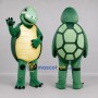 Custom Green and Yellow Turtle Mascot Costume Adult Full Body Suit for Nature Events